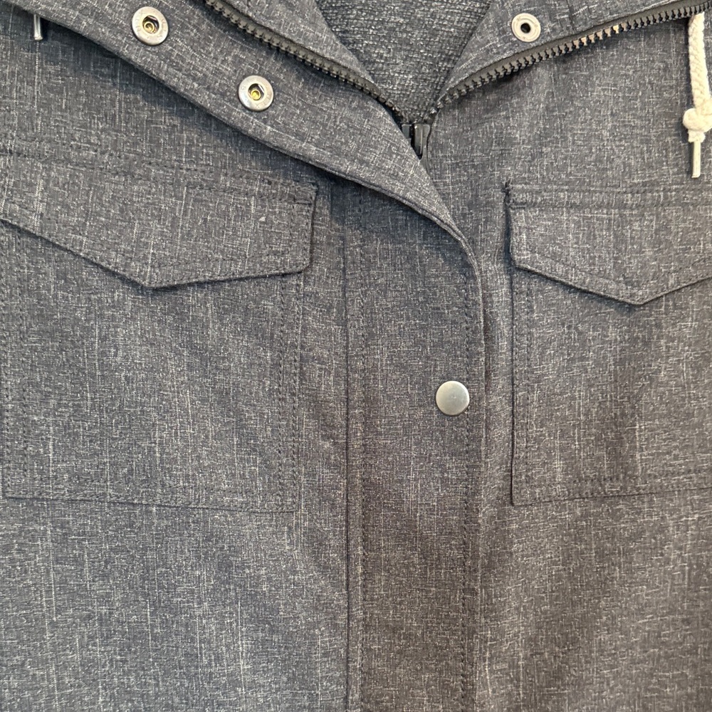 Duluth Trading Co Dark Gray Utility Jacket with Hood - Picture 3 of 8